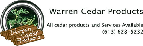 For more information please call Warren Cedar Products!